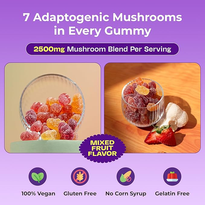 Innovex™ Mushroom Ashwagandha Gummies