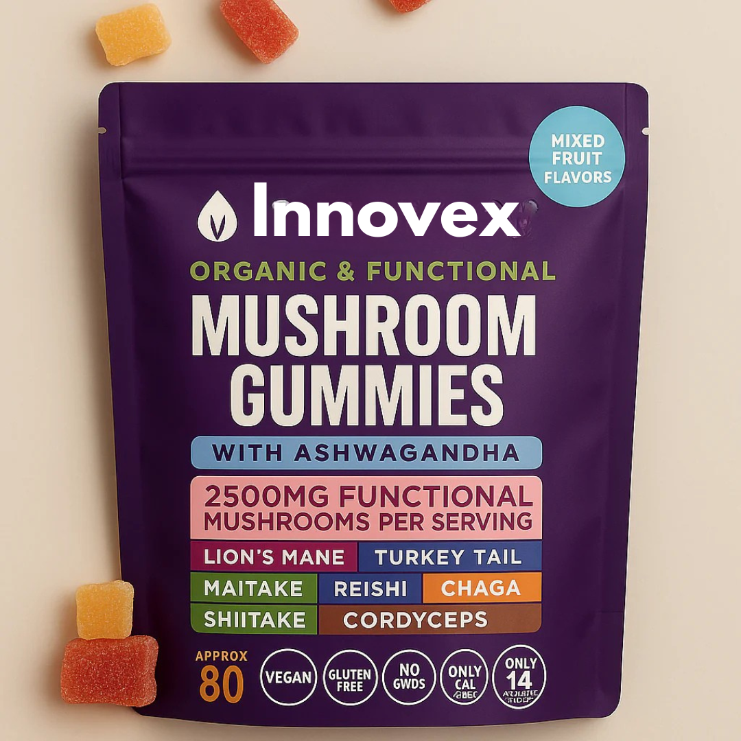 Innovex™ Mushroom Ashwagandha Gummies