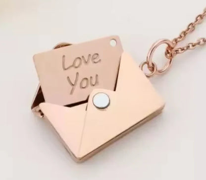 INNOVEX™   - Sealed With Love Envelope Necklace and a FREE eBook '10 Reasons Why I Love You'