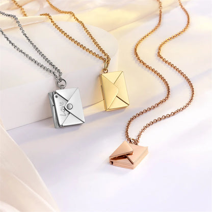 INNOVEX™   - Sealed With Love Envelope Necklace and a FREE eBook '10 Reasons Why I Love You'